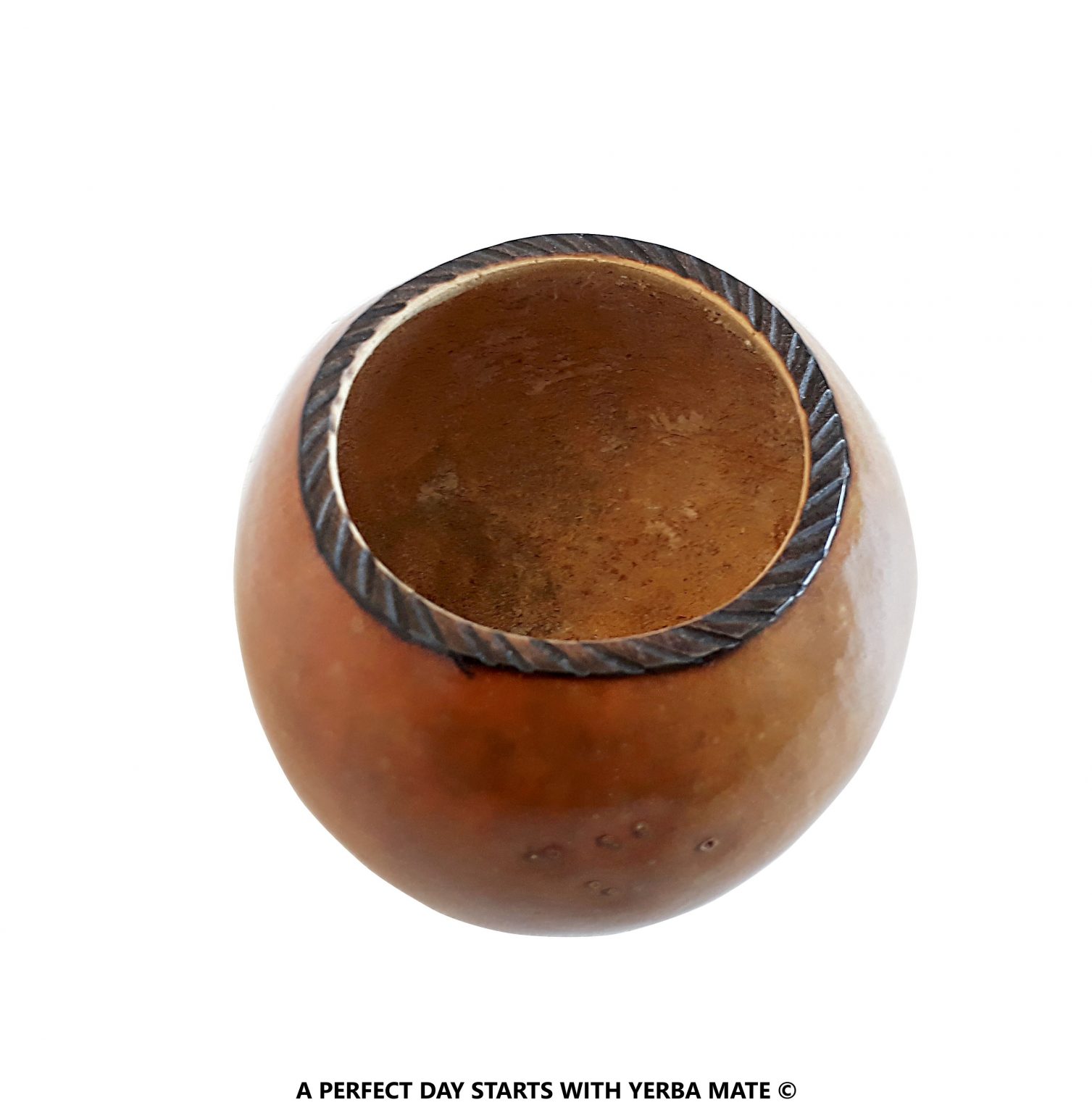Medium Sized Natural Yerba Mate Gourd