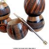 Personalized Customizable Handcarved Yerba Mate Gourd