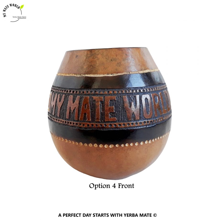 Personalized Customizable Handcarved Yerba Mate Gourd