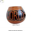 Personalized Customizable Handcarved Yerba Mate Gourd