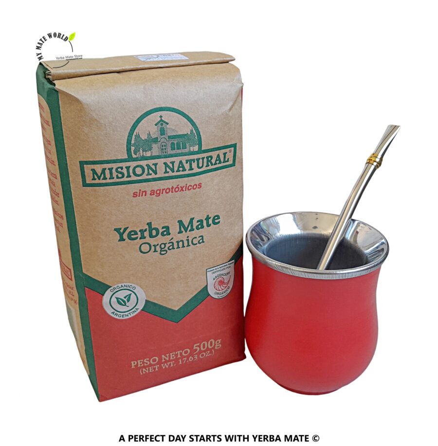 Red-Stainless-Steel-Yerba-Mate-Cup-Bombilla