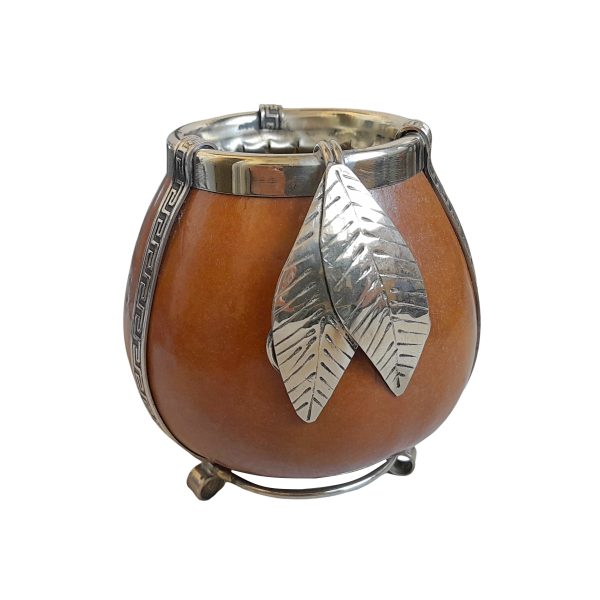 Yerba-Mate-Gourd-Two-Leaves-Alpaca-Silver-Natural