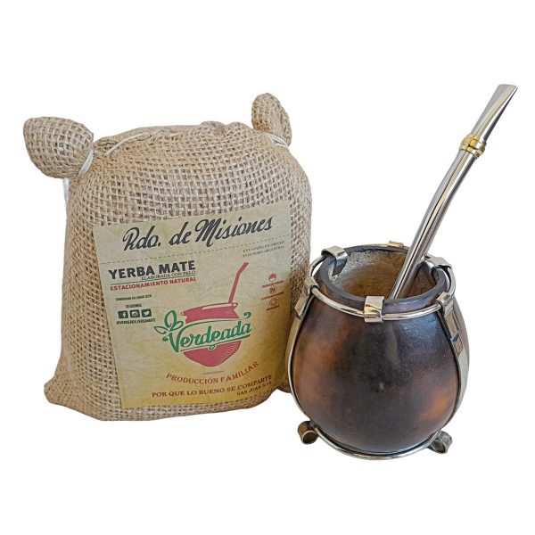 Dark-Three-Strips-Alpaca-Silver-Mate-Gourd-Yerba-Bombilla